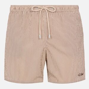 MC2 Saint Barth Seersucker Beige Classic Light Swim Short